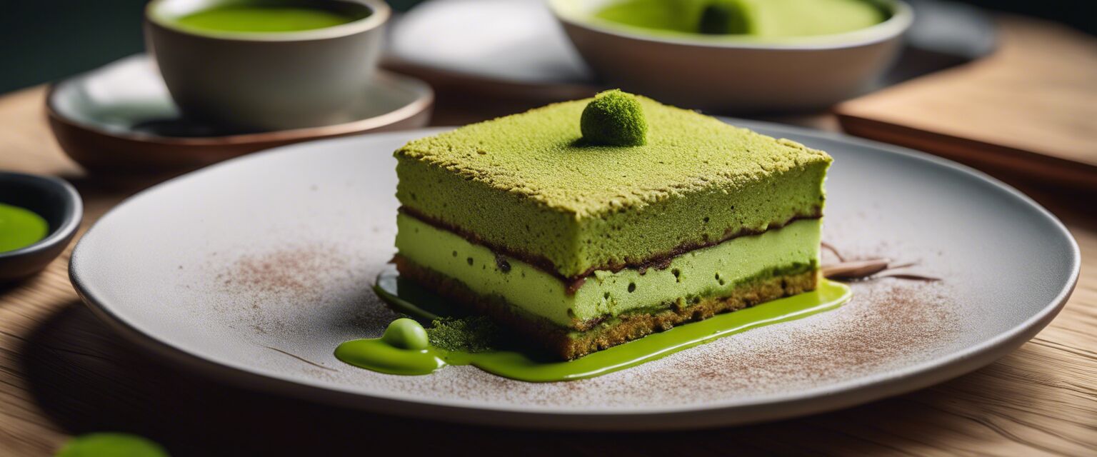 Modern Matcha Desserts