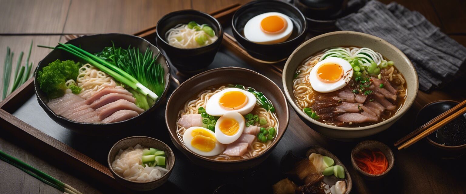 Ramen toppings